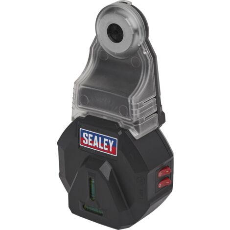 Sealey Vacuum Drill Dust Extractor with Laser Light & Spirit Level 3.7V DDE01