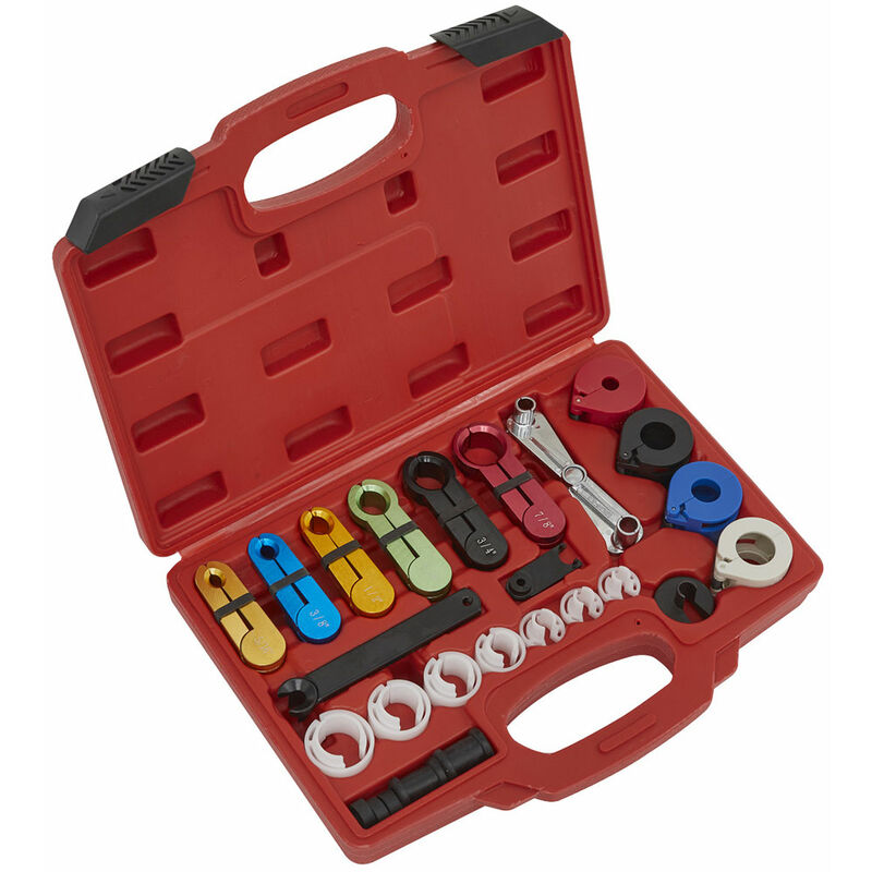 VS0457 Fuel and Air Conditioning Disconnection Tool Kit 21pc - Sealey