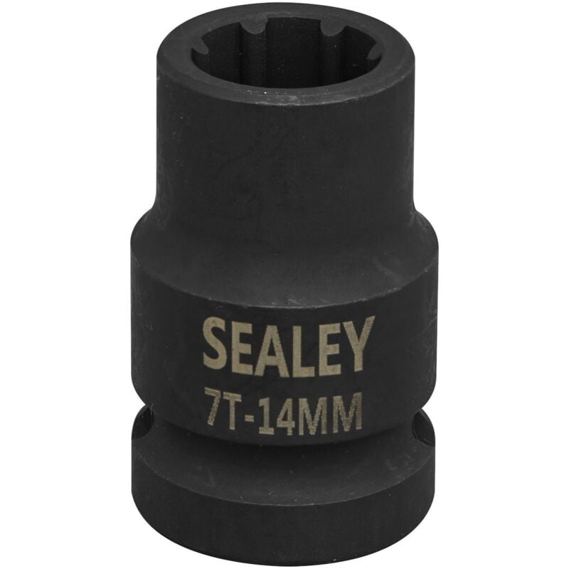 Brake Caliper Socket 1/2''Sq Drive 14mm 7-Point VS0985 - Sealey