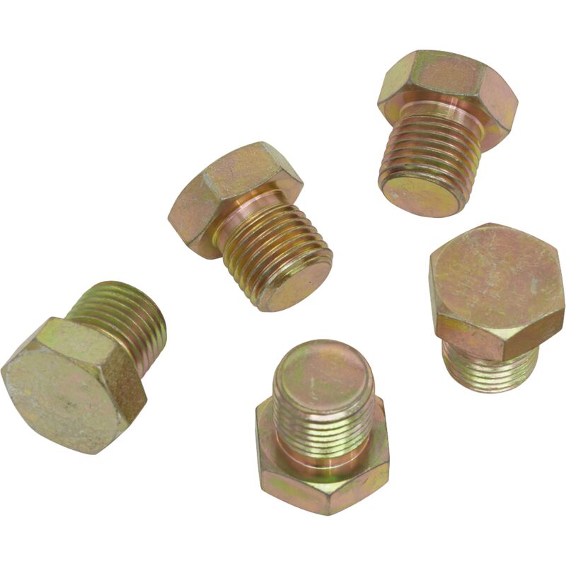 Sealey - VS15SP Sump Plug M15 - Pack of 5