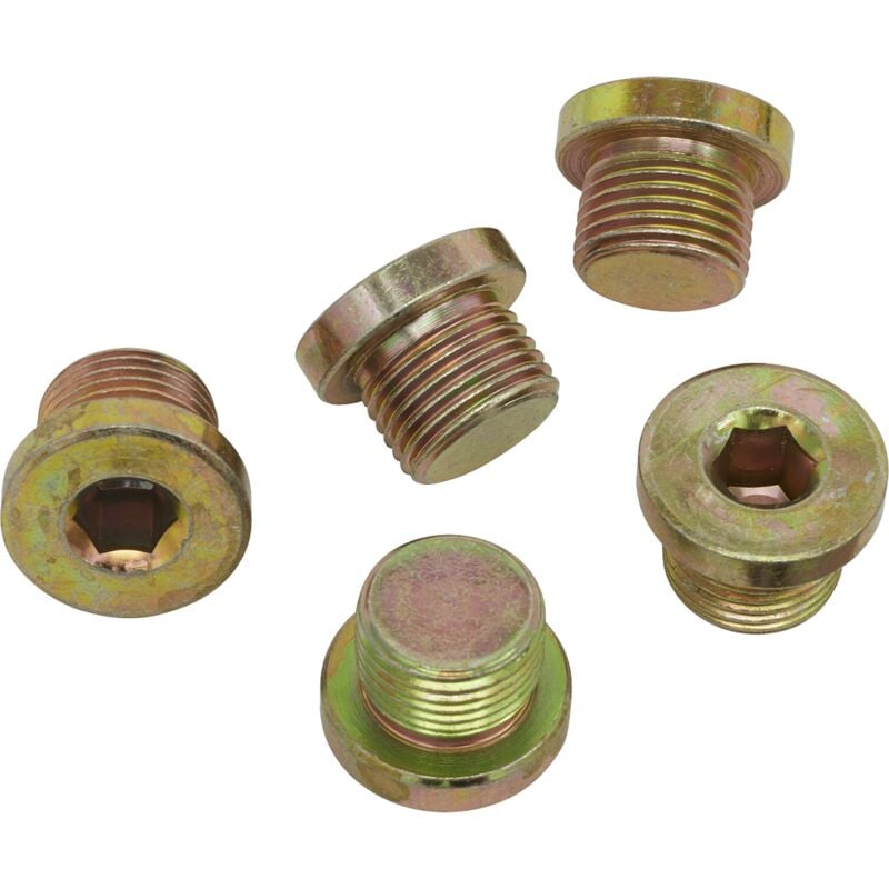 Sealey - VS17SP Sump Plug M17 - Pack of 5