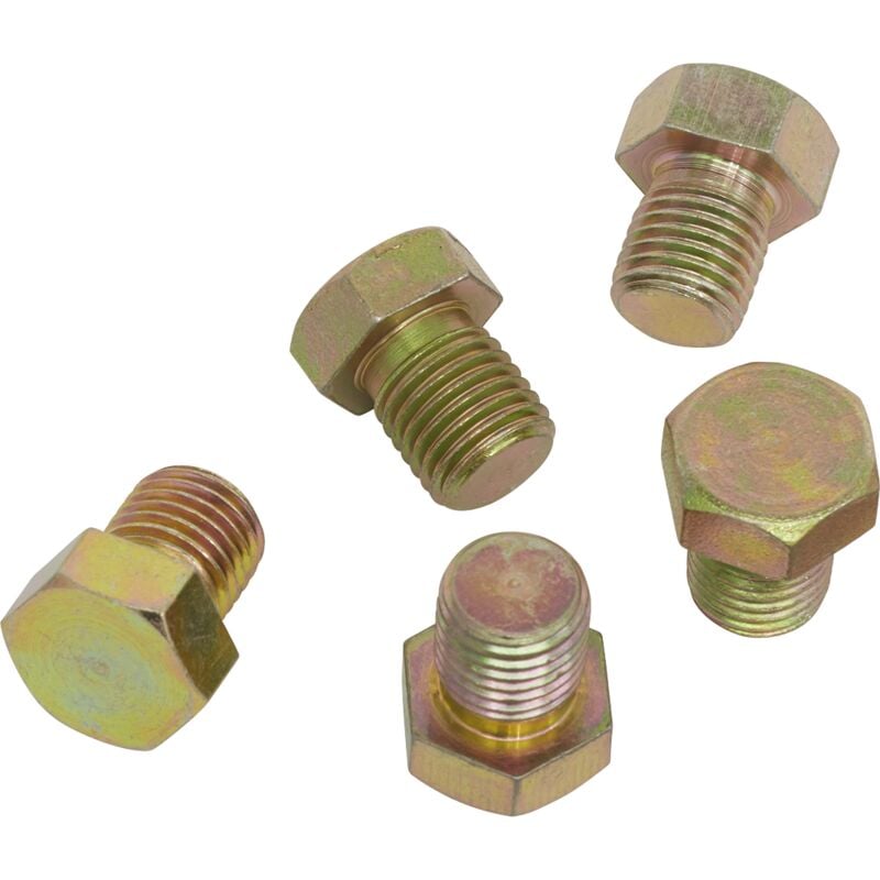 Sealey - VS13SP Sump Plug M13 - Pack of 5