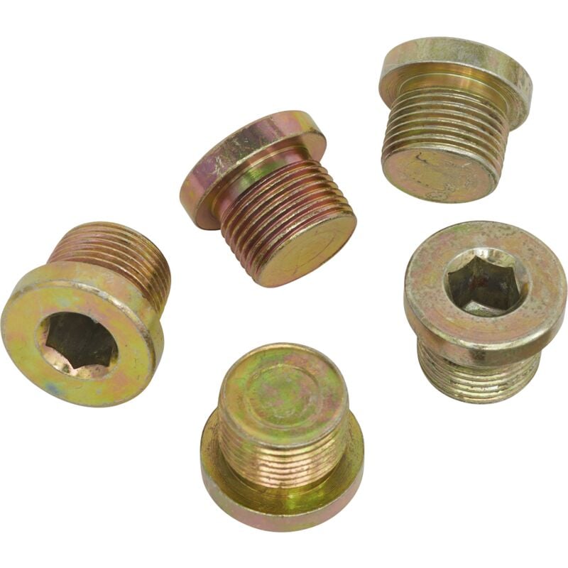 Sealey - VS20SP Sump Plug M20 - Pack of 5