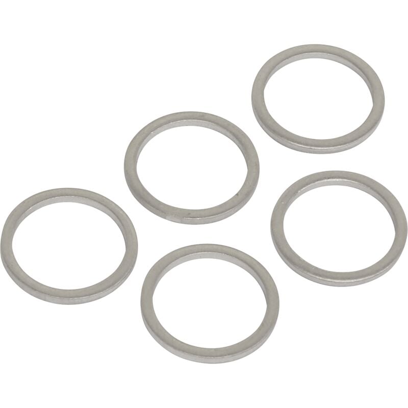 Sealey - VS15SPW Sump Plug Washer M15 - Pack of 5