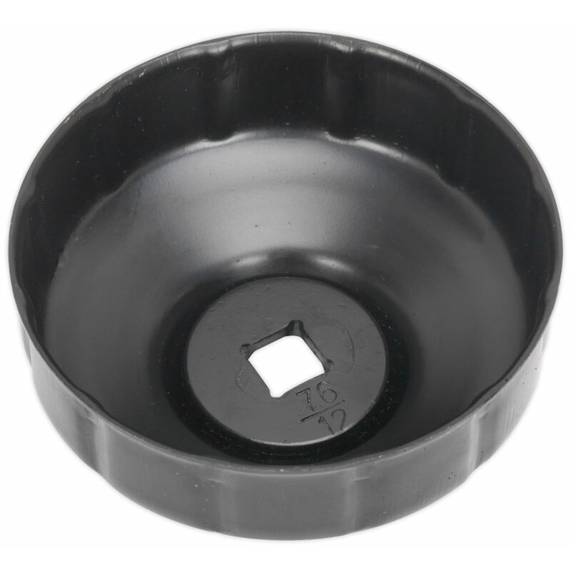 VS7006.V2-07 Oil Filter Cap Wrench Ø76mm x 12 Flutes - Sealey