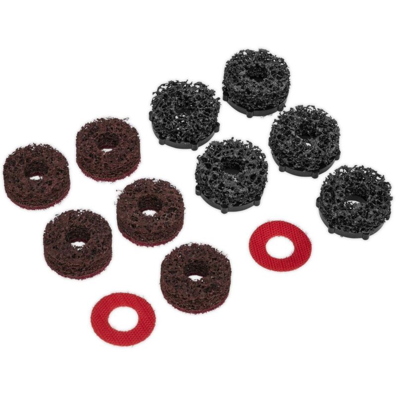 Sealey - Stud Hub Cleaner Pads for VS8002 - Pack of 12 VS8002A