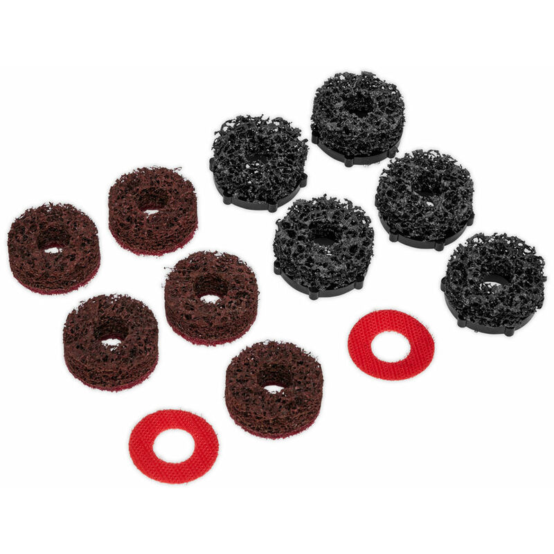 VS8002A Stud Hub Cleaner Pads for VS8002 Pack of 12 - Sealey