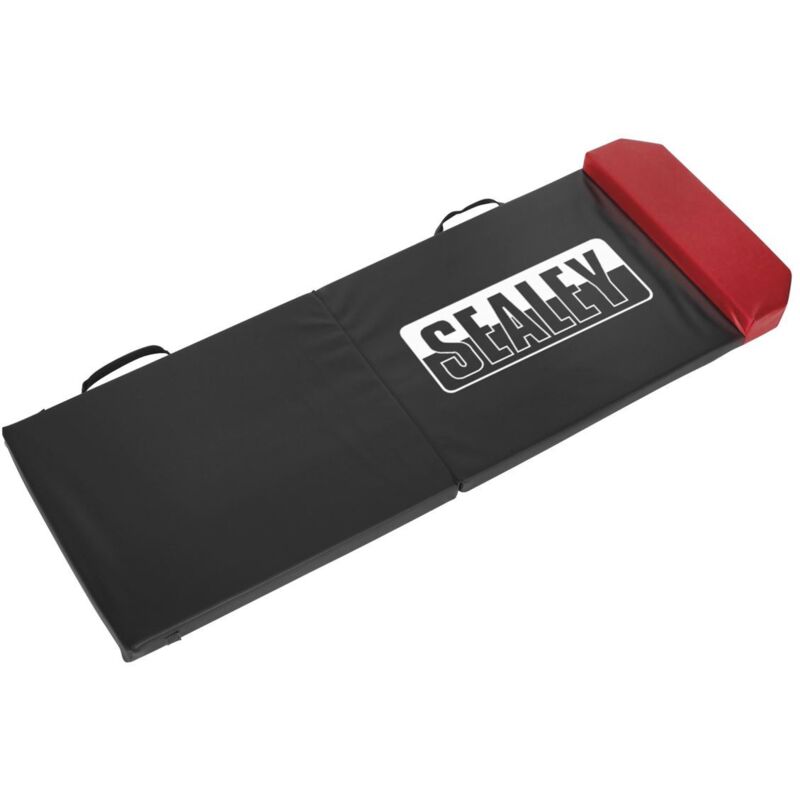 Sealey Folding Mechanic's Mat with Headrest 35mm VS860