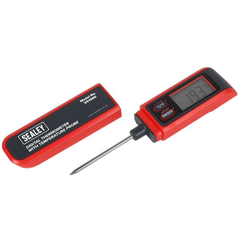 Sealey - VS1000 Digital Thermometer with Temperature Probe