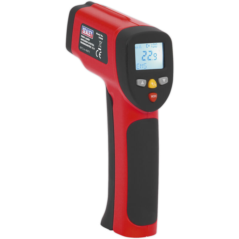 Sealey - Infrared Twin-Spot Laser Digital Thermometer 12:1 VS940