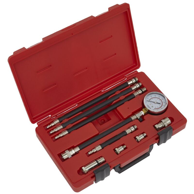 VSE206 Petrol Engine Compression Test Kit 10pc - Sealey