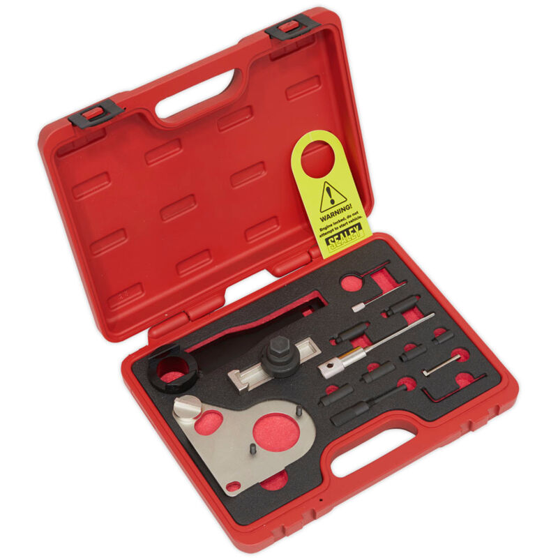 VSE5086A Diesel Engine Timing Tool Kit - Renault, Mercedes, Nissan, GM 1.6D, 2.0, 2.3 dCi, CDTi - Chain Drive - Sealey