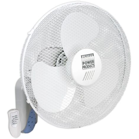 Sealey Wall Fan 3-Speed 16"" with Remote Control 230V SWF16WR
