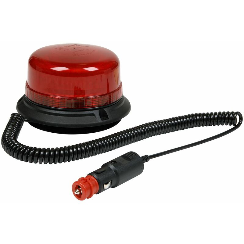 Warning Beacon smd led 12/24V Magnetic Fixing - Red WB954LEDR - Sealey