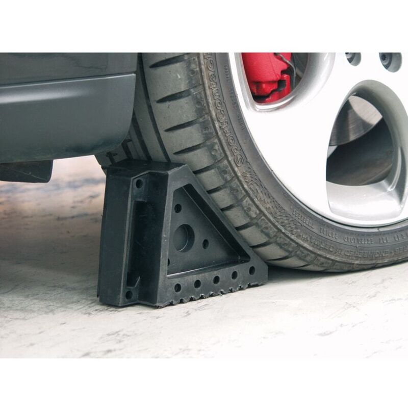 Sealey - Rubber Wheel Chocks - Pair WC01