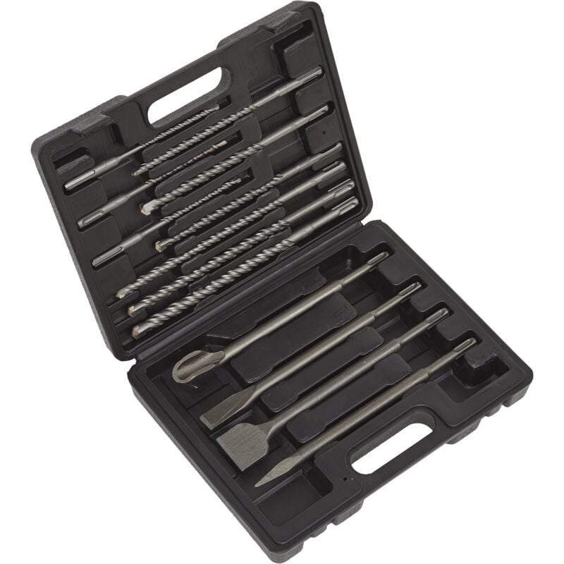 Sealey - wdcs Worksafe® sds Plus Drill Bit & Chisel Set 13pc