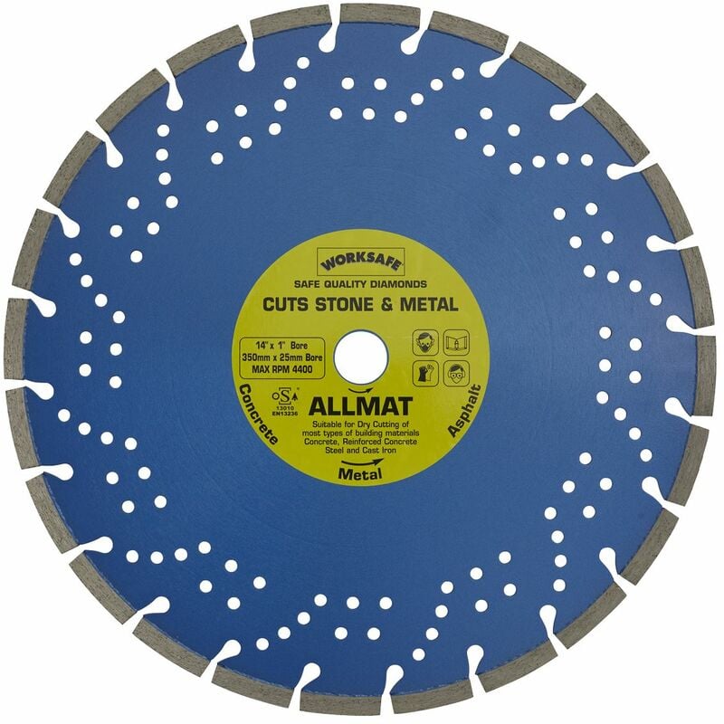 Platinum Allmat Diamond Blade �350 x 25mm WDPA350/25 - Sealey