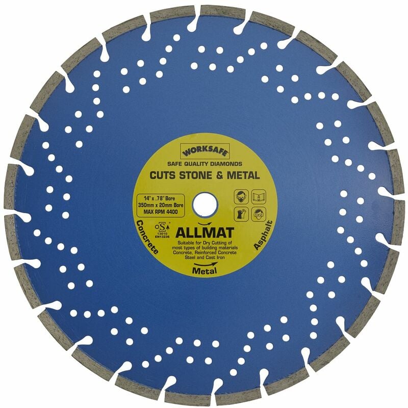 Platinum Allmat Diamond Blade �350 x 20mm WDPA350/20 - Sealey