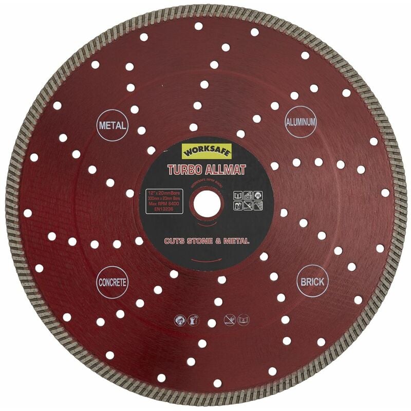 Sealey - Turbo Allmat Diamond Blade �300 x �20mm WDTA300