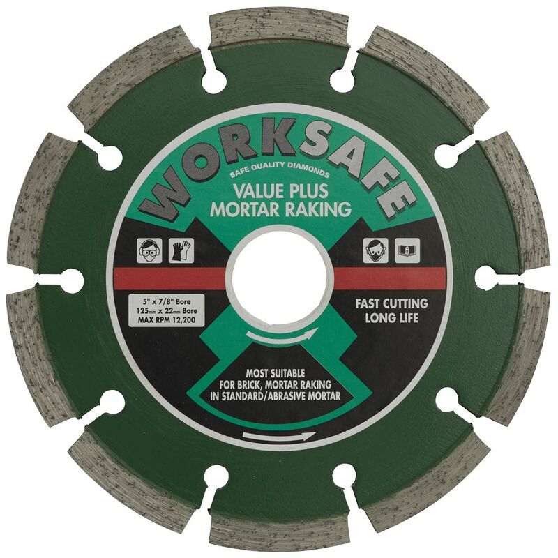 Value Plus Diamond Blade �125 x 22mm WDVP125 - Sealey