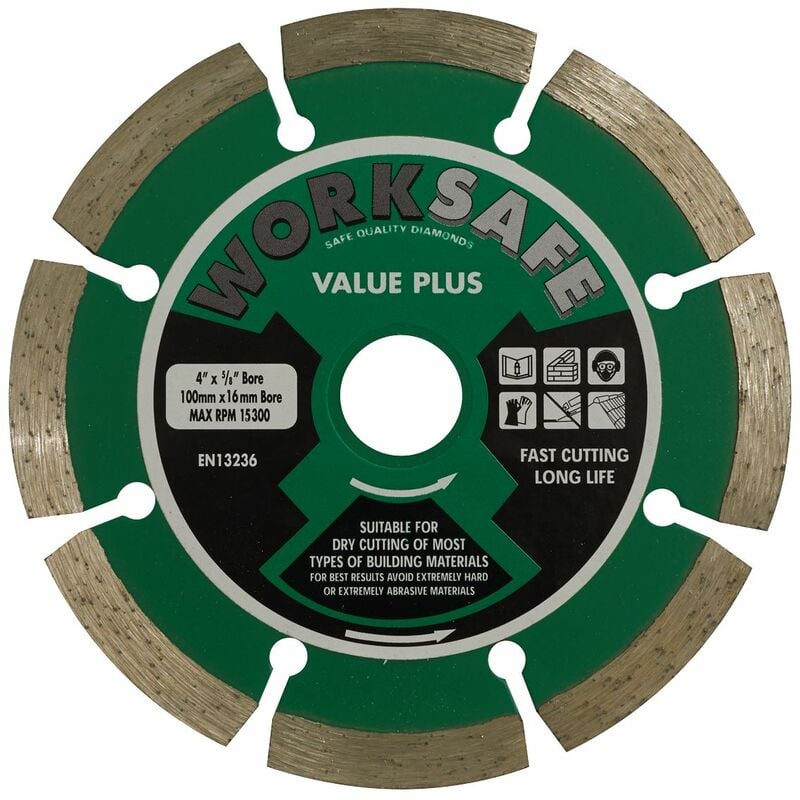 Sealey - Value Plus Diamond Blade �100 x �16mm WDVP100