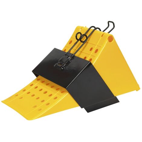 Sealey Wheel Chock with Bracket - Commercial CV127