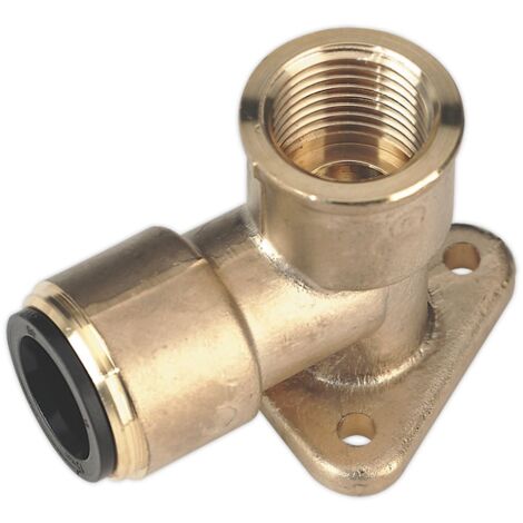 Sealey Wingback Air Pipe Elbow 15mm x 1/2BSP Brass John Guest Speedfit CAS15BWE