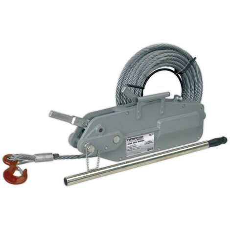 Sealey Wire Rope Puller 3200kg Max Line Force WRP3200