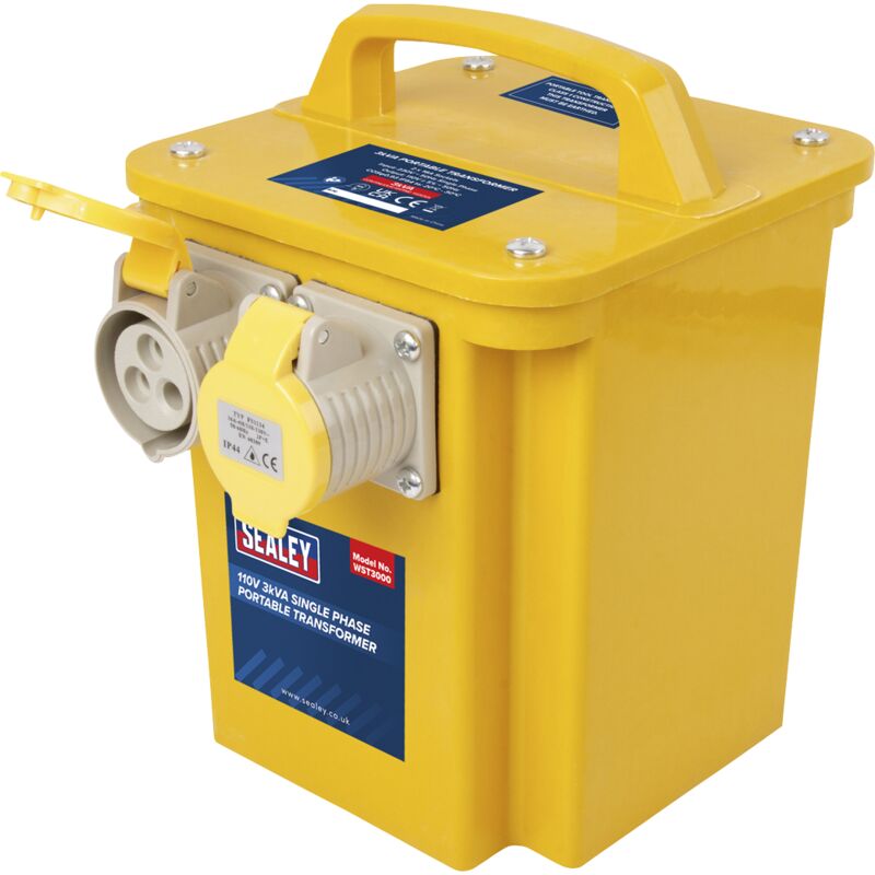 WST3000 Portable Transformer 3000VA - Sealey