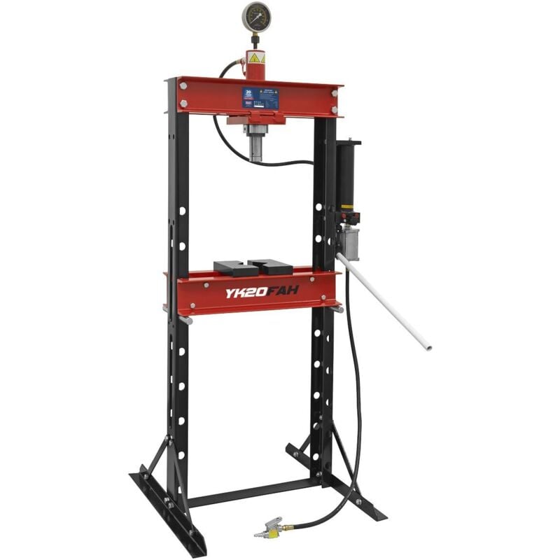YK20FAH Air/Hydraulic Floor Type Press 20 Tonne - Sealey