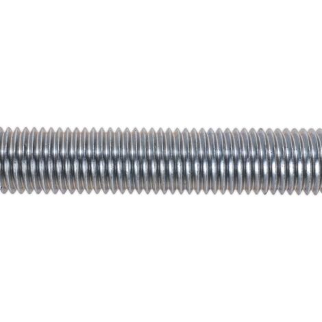 Sealey Zinc Plated Threaded Rod M24 x 1m - Pack of 2 STUD24