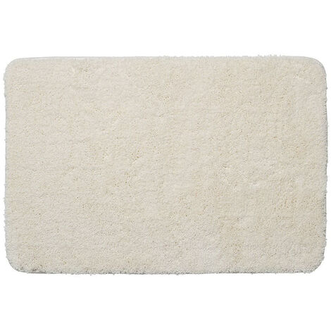 Sealskin angora tapis de bain 60x90 cm polyester blanc cassé - Off-White