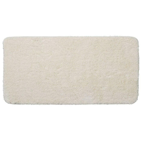 Sealskin angora tapis de bain 70x140 cm polyester blanc cassé - Off-White
