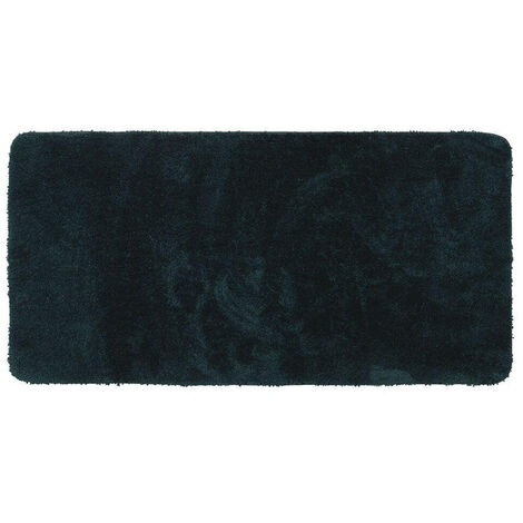 Sealskin angora tapis de bain 70x140 cm polyester vert foncé - Vert foncé