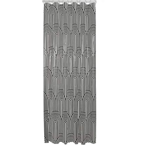 Sealskin Brave Tenda da Doccia 180x200 cm, PEVA Nero / Bianco