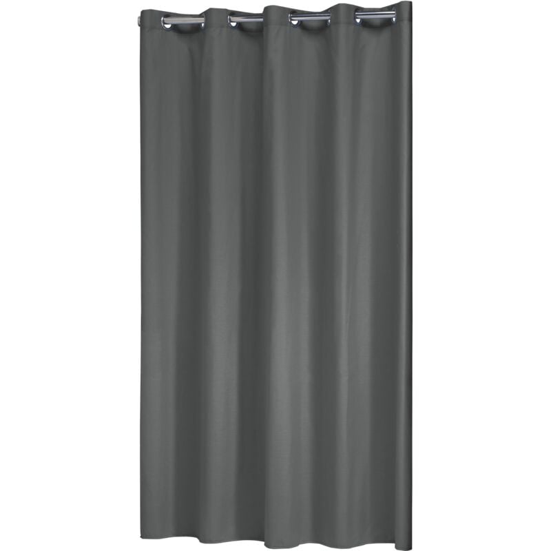 Rideau de douche Coloris 180x200 cm Gris Sealskin