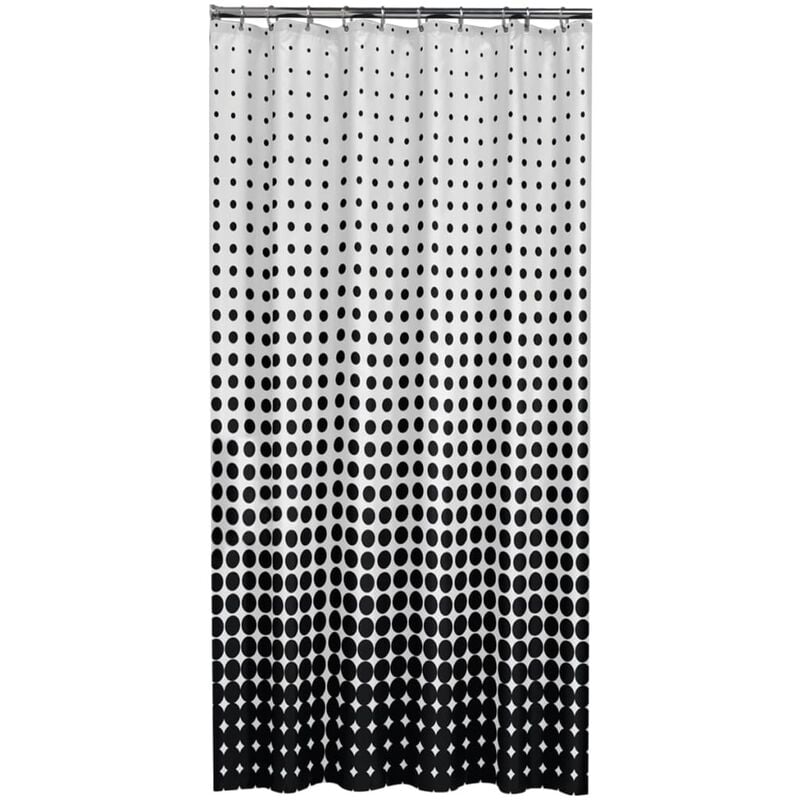 

Sealskin Cortina de Ducha 180 cm Modelo Speckles Negra - Negro