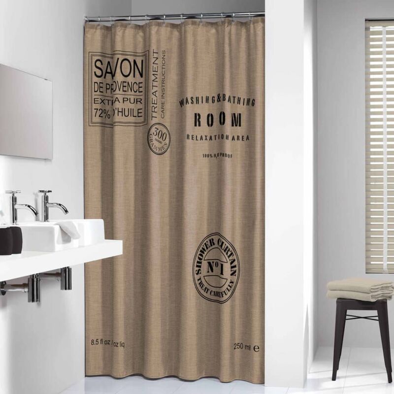 

Sealskin Cortina de ducha Provence 180 cm crudo 233321366 - Beige