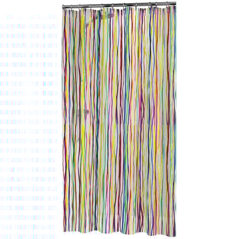 

Sealskin Cortina de ducha Rigato multicolor 180x200 cm - Multicolor