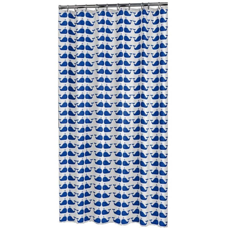 

Sealskin Cortina de ducha Whale azul y blanca - Multicolor