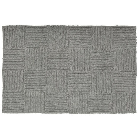 Sealskin Reverse Tapis de bain 90x60cm coton gris