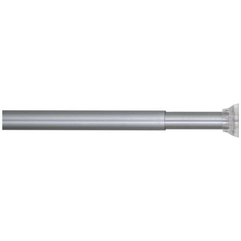 Sealskin Seallux Binario Telescopico per Tenda da Doccia, Acciaio Inox, Alluminio Opaco, 2 x 2 x 115 cm