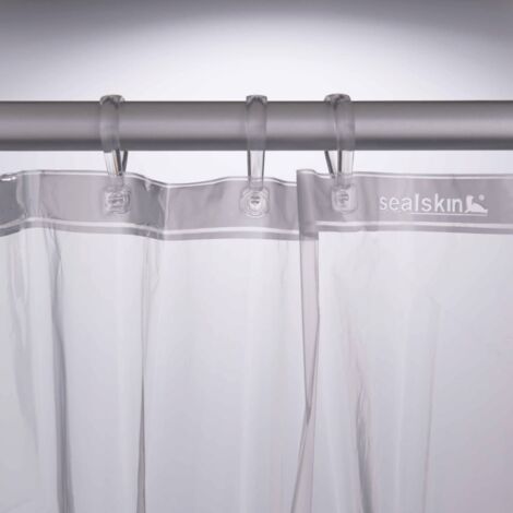main image of "Sealskin Shower Curtain Clear 180 cm Transparent 210041300 - Transparent"