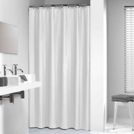 Sealskin Shower Curtain Granada 120 Cm White 217001110