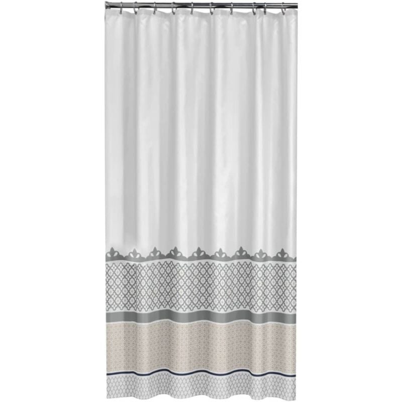 Shower Curtain Marrakech 180 cm Silver 235281318 Sealskin