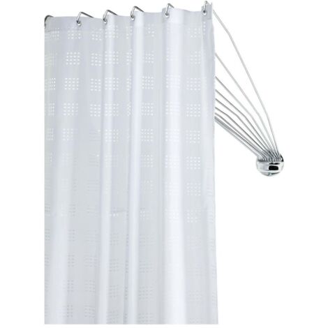 Sealskin Shower Curtain Rail Umbrella - White