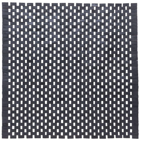 Sealskin woodblock tapis de bain 60x60 cm teck noir