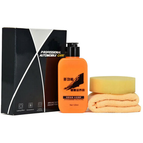 SEAMETAL-Juego de esmaltes restauradores de plástico para coche, crema de revestimiento hidrofóbico, agente limpiador de larga duración, embellecedor para Interior y Exterior,CHINA,120ml