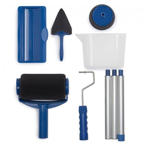 Seamless Paint Roller, Runner Pro Paint Roller Set for Painting Walls, Doors, Floors, Ceilings, Roofs or Other Large Areas, No Prep, No Mess (6-Piece)