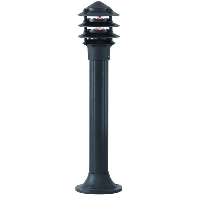 Outdoor Posts - 1 Light Outdoor Bollard Light Black IP44, E27 - Searchlight